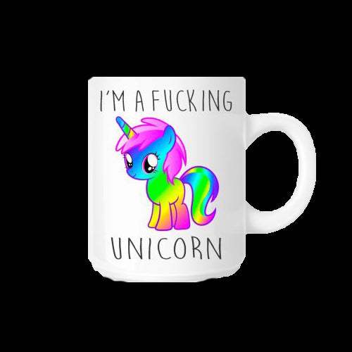 Cană: Unicorn - I Am A Fucking Unicorn Rainbow - Red Goblin