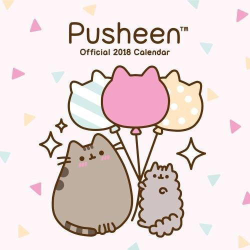 Calendar Pusheen 2018 - Red Goblin