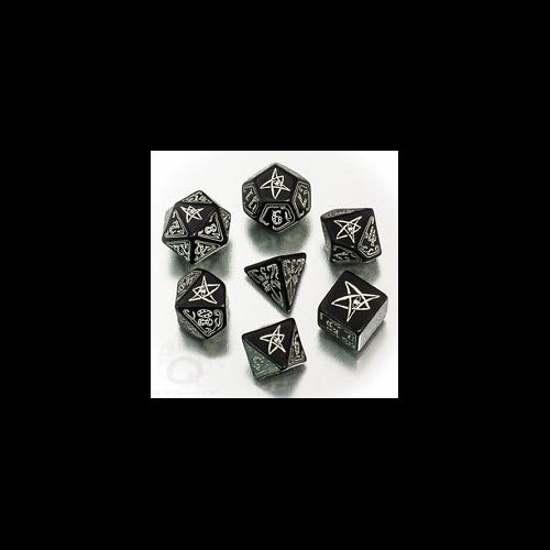 Call of Cthulhu Dice Set black & glow-in-the-dark - Red Goblin