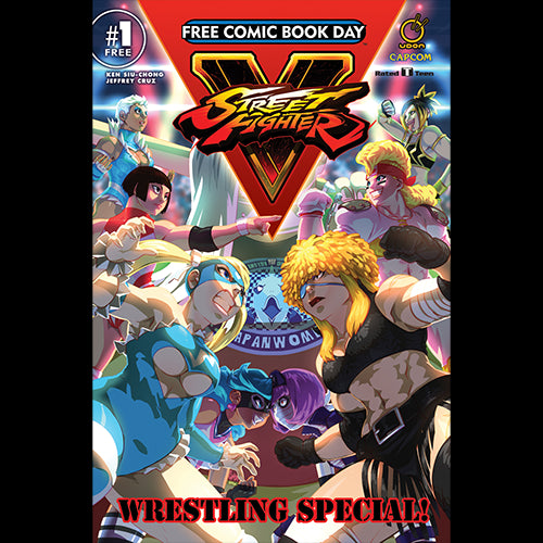 FCBD 2017 Street Fighter V Wrestling Special - Red Goblin