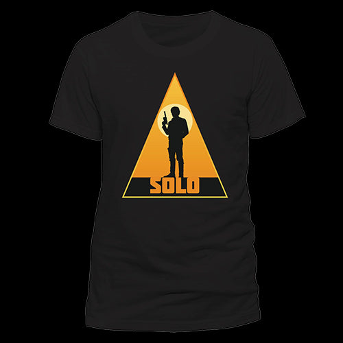 Tricou: Han Solo Movie - Retro Solo Triangle - Red Goblin