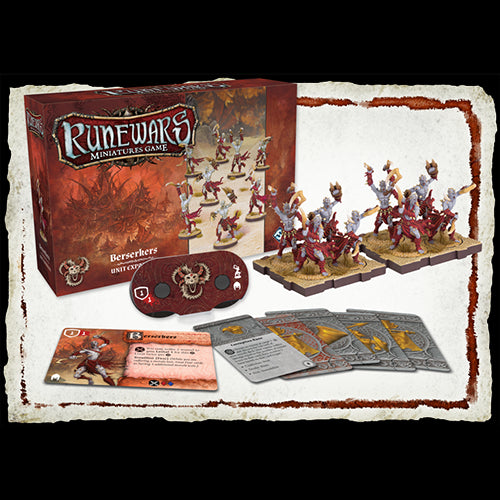 Runewars Miniatures Game - Berserkers - Red Goblin