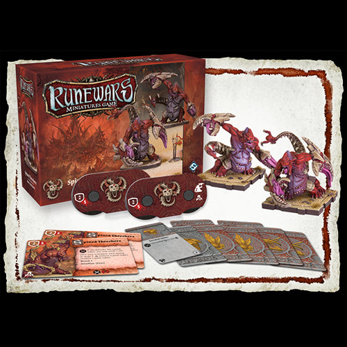 Runewars Miniatures Game - Spined Threshers - Red Goblin