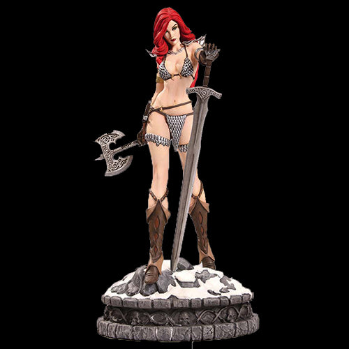 Figurina: Women Dynamite Red Sonja Statue Artist Proof - Red Goblin