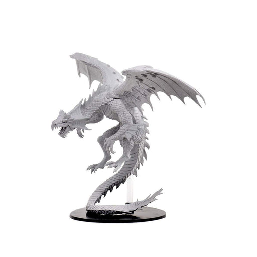 Pathfinder Unpainted Miniatures: Gargantuan White Dragon - Red Goblin