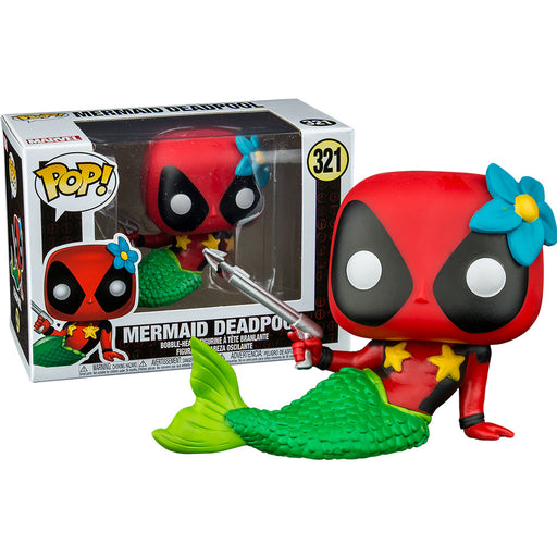 Funko Pop:  Deadpool Playtime - Deadpool Mermaid (Metalic) (Exc) - Red Goblin