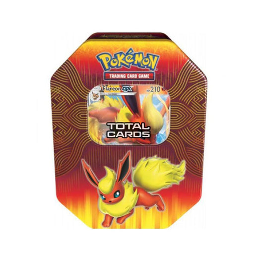 Pokemon Trading Card Game: Elemental Power Tin - Flareon-GX - Red Goblin