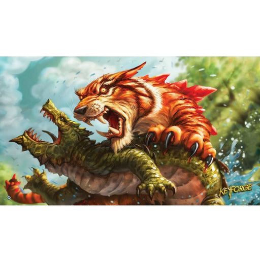 KeyForge: Mighty Tiger Playmat - Red Goblin