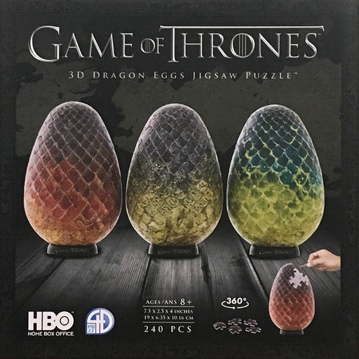 Puzzle 3D Game of Thrones Dragon Eggs 240 piese - Red Goblin