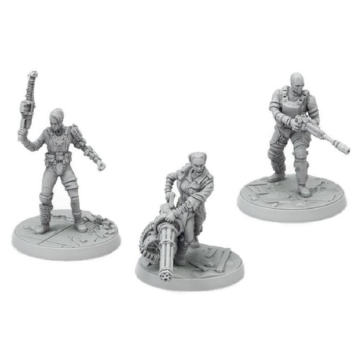 Expansiune Fallout: Wasteland Warfare - Ack Ack, Sinjin & Avery Miniaturi - Red Goblin