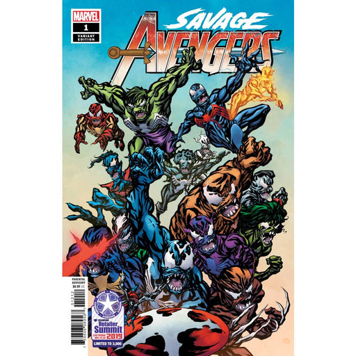 Retailer Summit 2019 Savage Avengers 01 Mckone Var - Red Goblin