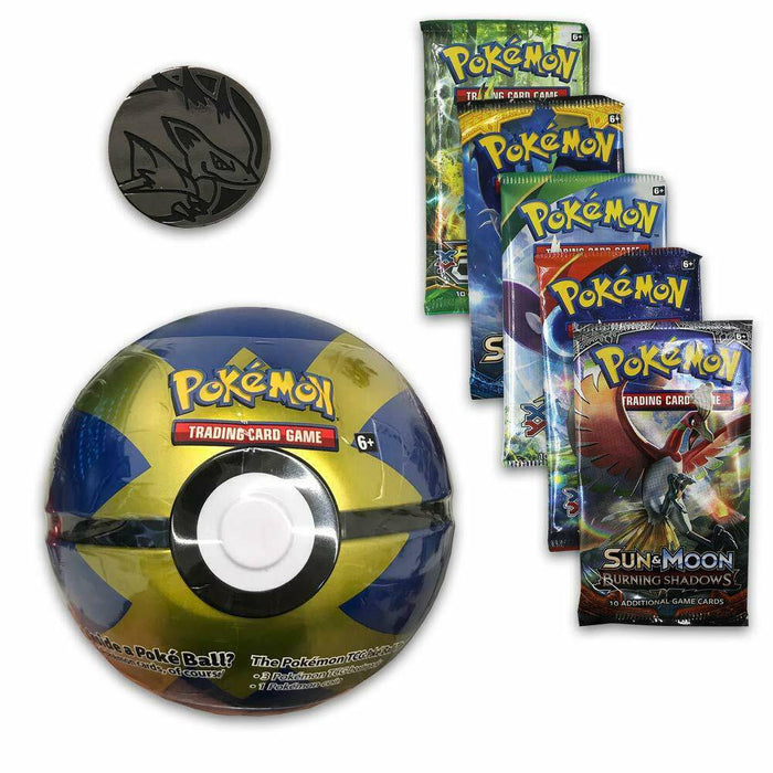 Pachet Boostere Pokemon Trading Card Game Poke Ball Tin Seria 3 - Red Goblin