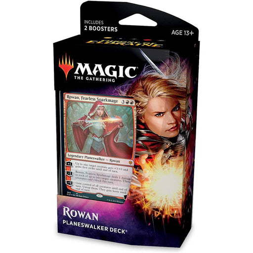 Pachet Magic: the Gathering Throne of Eldraine Planeswalker Deck - Rowan, Fearless Sparkmage - Red Goblin