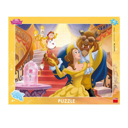 Puzzle cu Rama Frumoasa si Bestia 40 piese - Red Goblin