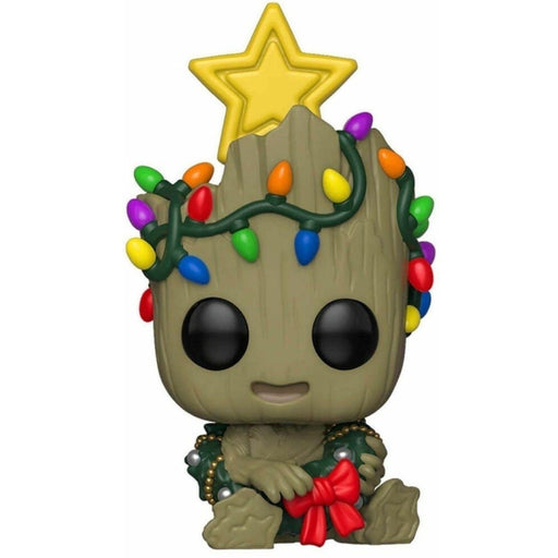 Figurina Funko Pop Marvel Holiday Groot - Red Goblin