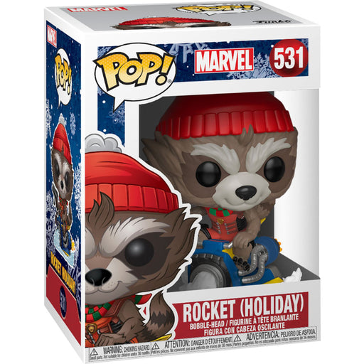 Figurina Funko Pop Marvel Holiday Rocket - Red Goblin