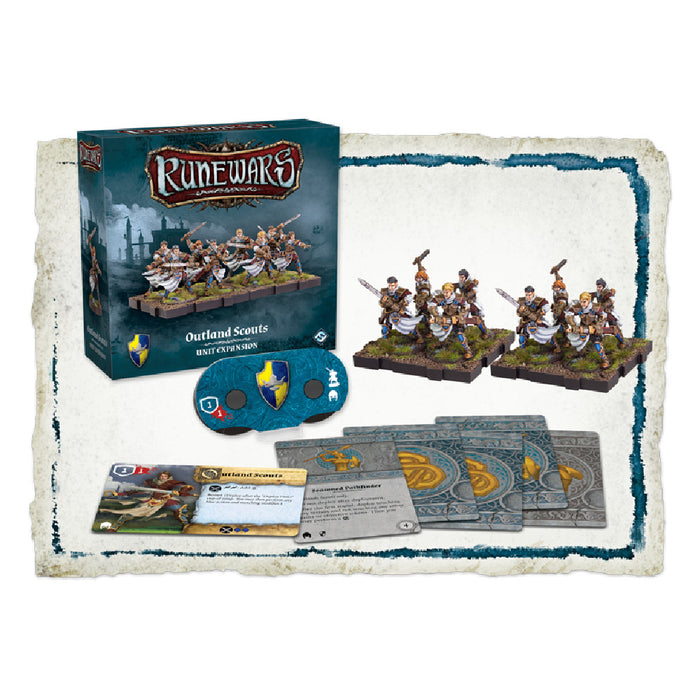 Expansiune Runewars Miniatures Game Outland Scouts - Red Goblin