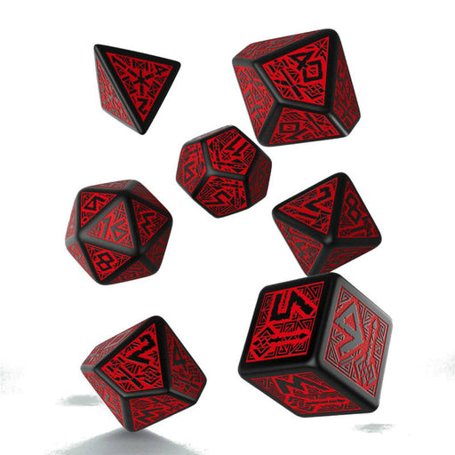 Set Zaruri Dwarven Negru si Rosu - Red Goblin