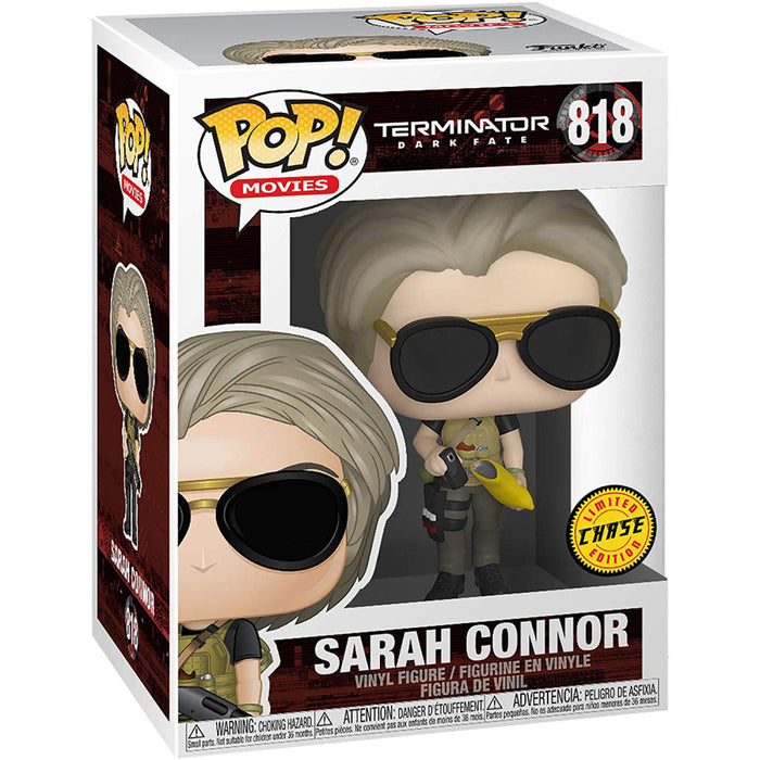 Figurina Funko Pop Terminator Dark Fate Sarah Connor (CHASE) - Red Goblin