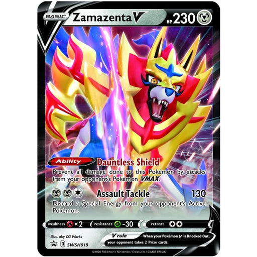 Pokemon Trading Card Game Summer Tin Zamazenta V - Red Goblin