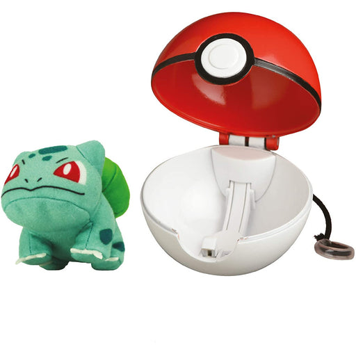 Pachet Poke Ball si Figurina de Plus Pokemon Pop Action Bulbasaur - Red Goblin