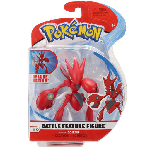 Figurina Articulata Pokemon Battle Feature 11 cm Scizor - Red Goblin