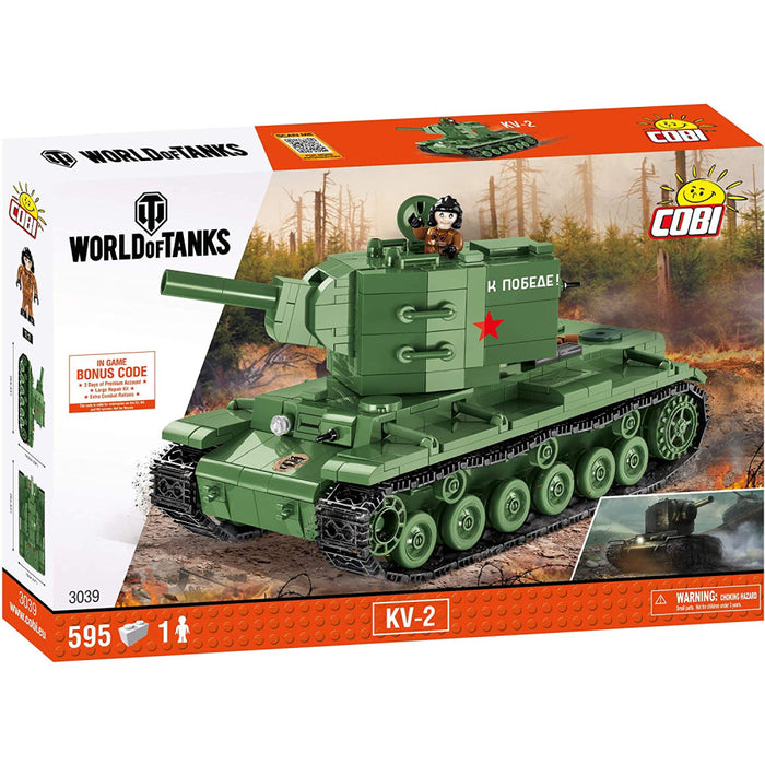 Set de Constructie Cobi World of Tanks KV-2 - Red Goblin