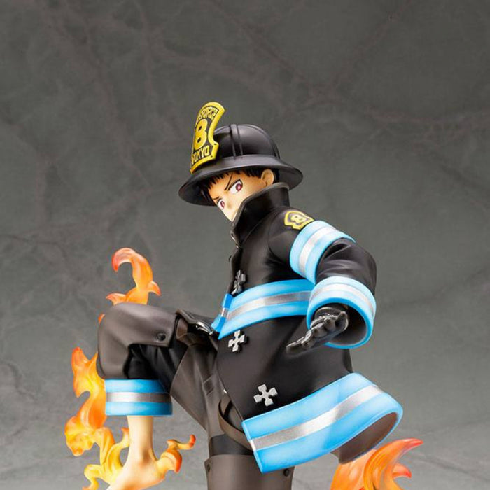 Figurina Fire Force Shinra Kusakabe Artfx J - Red Goblin