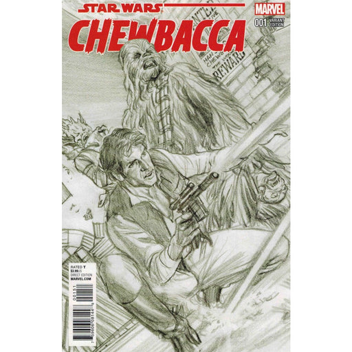 Star Wars Chewbacca 01 Alex Ross Sketch Variant 1:200 - Red Goblin