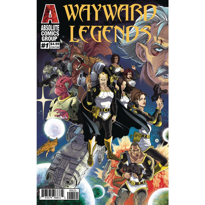 Wayward Legends 01 Holographic Gold Foil Cvr - Red Goblin