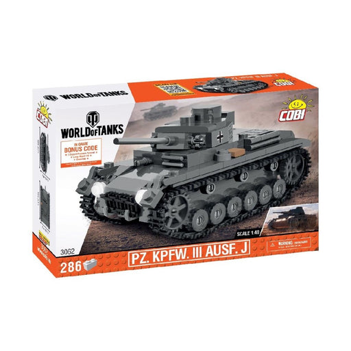 Set de Constructie Cobi World of Tanks Pz. Kpfw. III Ausfuhrung J - Red Goblin