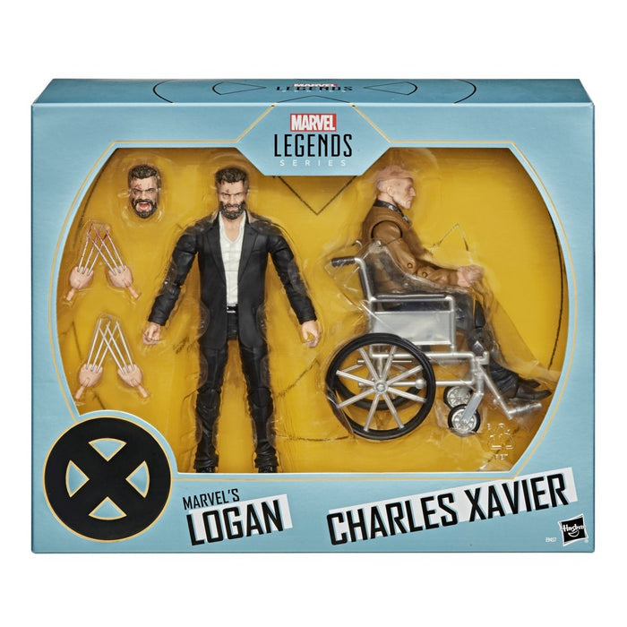 Set 2 Figurine Articulate Marvel Legends Series 2020 Marvel's Logan & Charles Xavier Exclusive 15 cm - Red Goblin