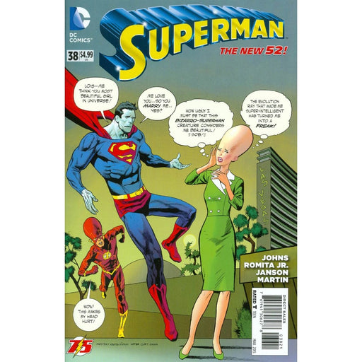 Superman Vol 4 38 Cover B Variant Kevin Nowlan Flash 75th Anniversary Cover - Red Goblin