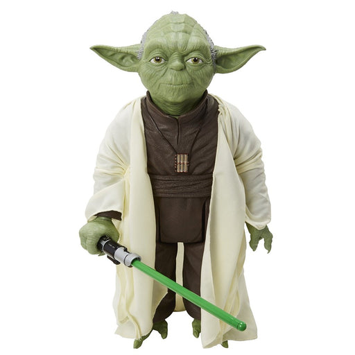 Figurina Articulata cu Lightsaber si Pelerina Yoda 45 cm - Red Goblin