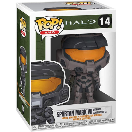 Figurina Funko Pop Halo Infinite SpartanMarkVII with VK78 - Red Goblin