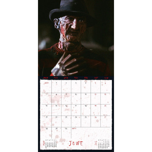 Calendar Danilo Nightmare on Elm Street Square - Red Goblin