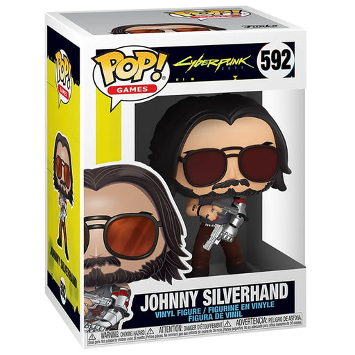 Figurina Funko Pop Cyberpunk 2077 Johnny Silverhand (with Gun) - Red Goblin