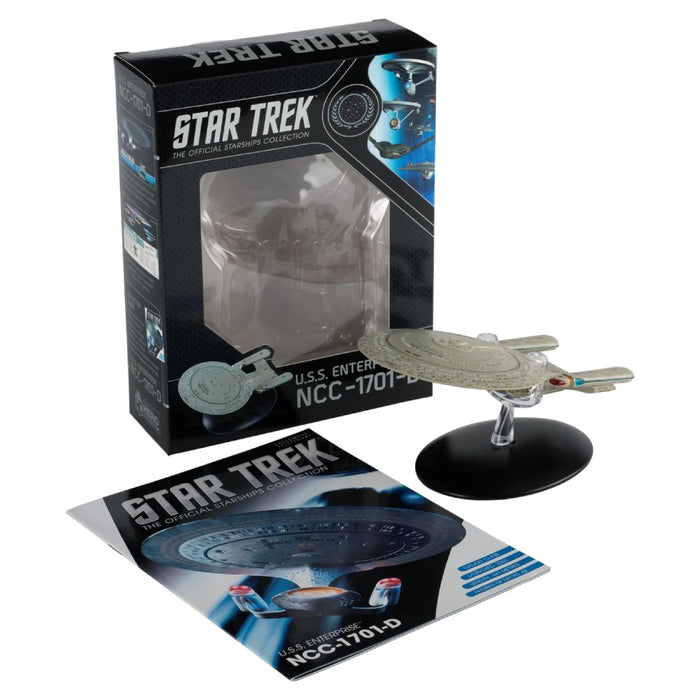 Revista si Figurina Star Trek Starships Best of Fig 01 USS Enterprise NCC-1701D - Red Goblin