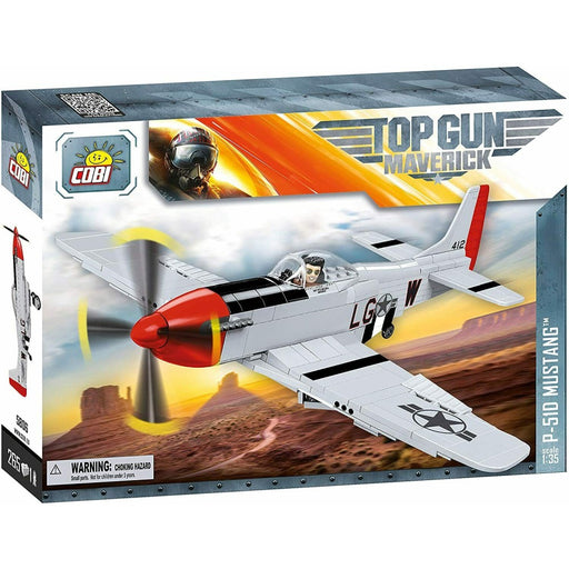 Set de Constructie Cobi TOP GUN Mustang P-51D Scale 1:35 - Red Goblin