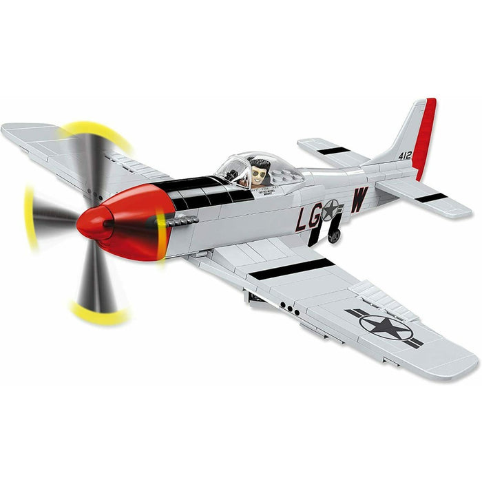 Set de Constructie Cobi TOP GUN Mustang P-51D Scale 1:35 - Red Goblin