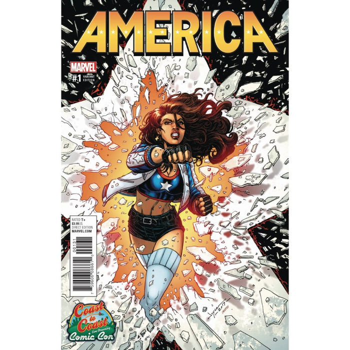 America 01 Cvr G Coast To Coast Comic Con Variant - Red Goblin