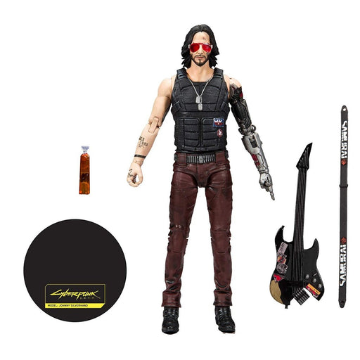 Figurina Articulata Cyberpunk 2077 Johnny Silverhand 18 cm - Red Goblin