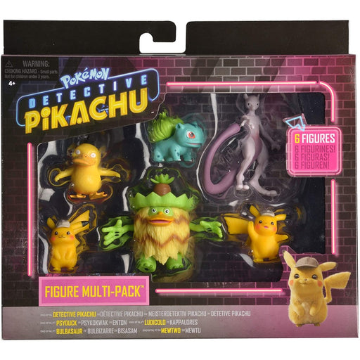 Set 6 Figurine Pokemon Detective Pikachu 3-5cm si 8cm - Red Goblin