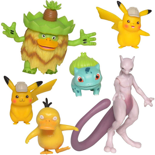 Set 6 Figurine Pokemon Detective Pikachu 3-5cm si 8cm - Red Goblin