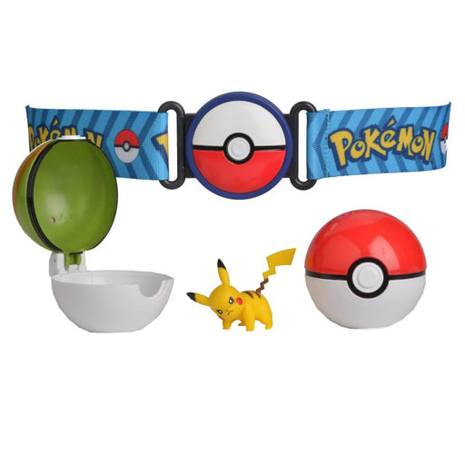 Set Pokemon Trainer Belt si 2 Pokeballs + 1 Figurina 5 cm - Red Goblin