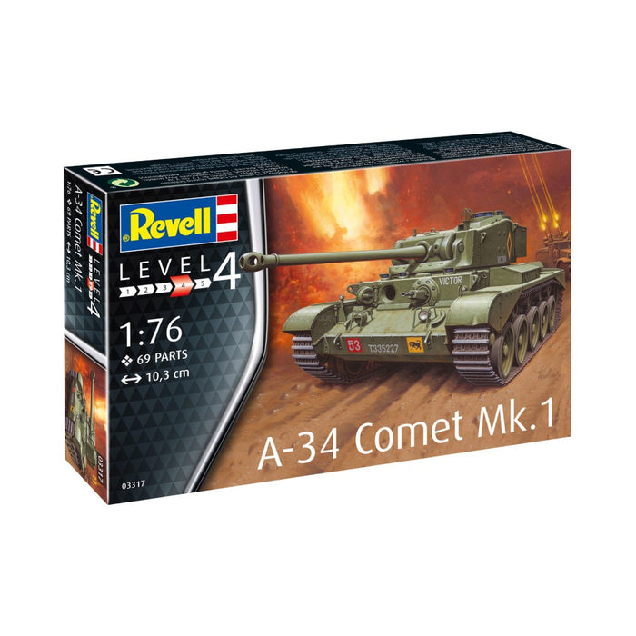 Figurina Kit de Asamblare A-34 Comet Mk 1 (1:76) - Red Goblin