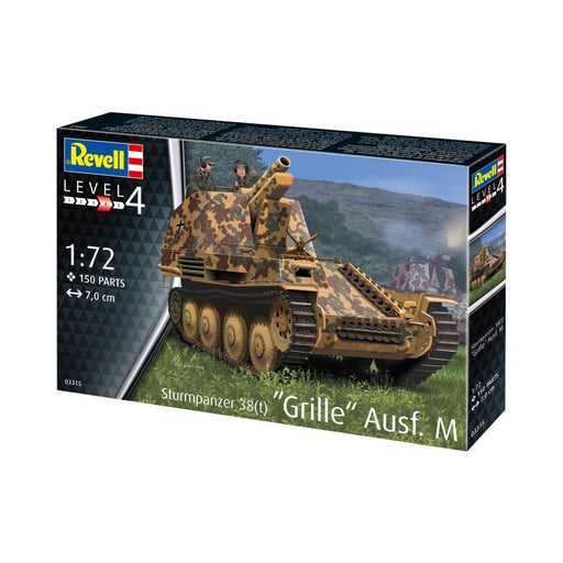 Figurina Kit de Asamblare Sturmpanzer 38(t) Grille Ausf M (1:72) - Red Goblin