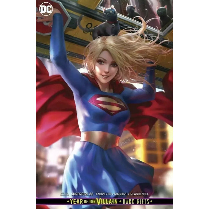 Supergirl 33 Cover B Variant Derrick Chew Card Stock - Red Goblin