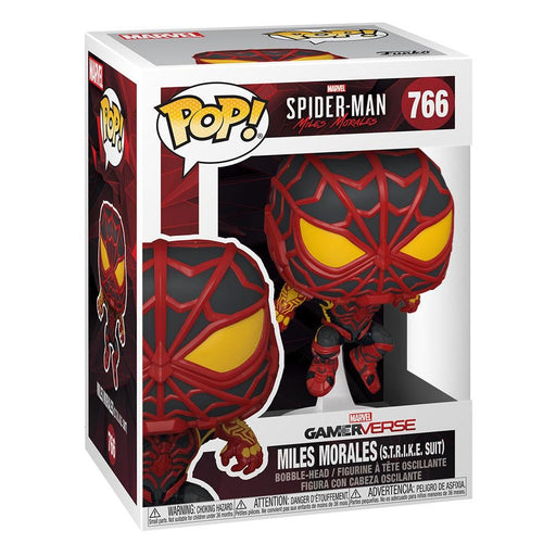 Figurina Funko Pop Miles Morales - Miles (S.T.R.I.K.E. Suit) - Red Goblin