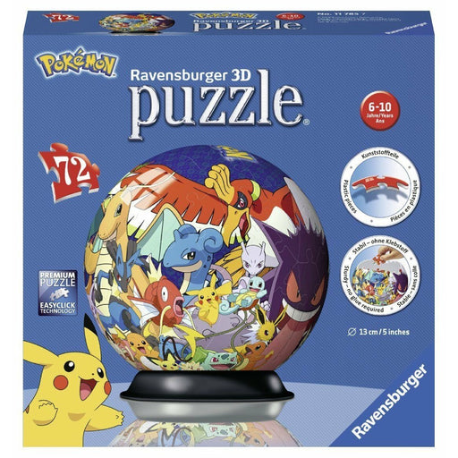 Puzzle 3D Ravensburger Ball Pokemon - Red Goblin